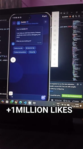 ENABLE AI BOT IN DEVSOCIAL 🚀 #ai #reactnative #startup