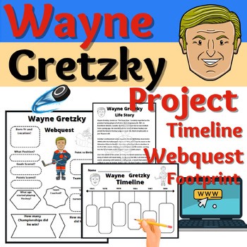 Wayne Gretzky Project Activity Reading Canada Research Biography Hockey Timeline