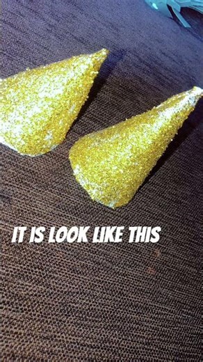 how to make Bell using glitter sheet #diy #craft #zk #lifeisbutadream 🎄