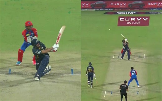 [Watch] IPL 2025: Shubman Gill strikes sumptuous sixes off Axar Patel, Kuldeep Yadav to inject momentum into innings