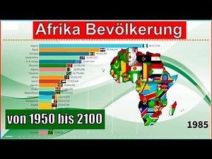 Afrika Bevölkerung von 1950 bis 2100 Die bevölkerungsreichsten Länder