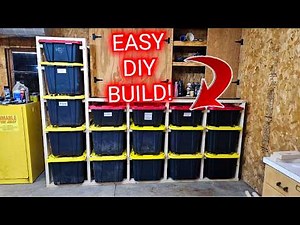 DIY Sliding Tote Storage System | Customize It To YOUR Space | Make Money Building Them