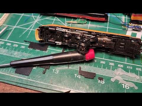 Kato N scale GS4 teardown, repair and ESU LokSound install part three - DCC spacer installation
