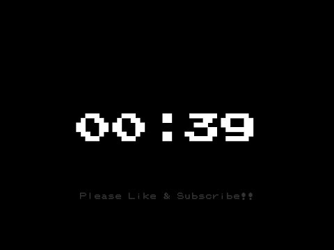 39 SECOND - TIMER & ALARM - FULL HD - COUNTDOWN
