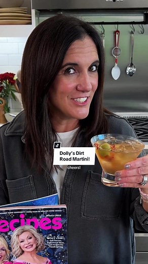 Dolly & Rachel's Dreamy Dirt Road Martini Recipe | Allrecipes Winter 2024 Issue