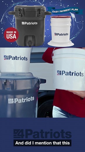 💧 Clear Water Doesn’t Mean Clean Water 💧 Introducing the 4Patriots Outdoor Water Filtration System – Experience the power of clean water! | 4Patriots