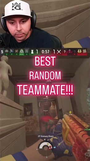 BEST RANDOM TEAMMATE!!! #rainbowsixsiege #rainbowsix #r6 #r6s #gaming