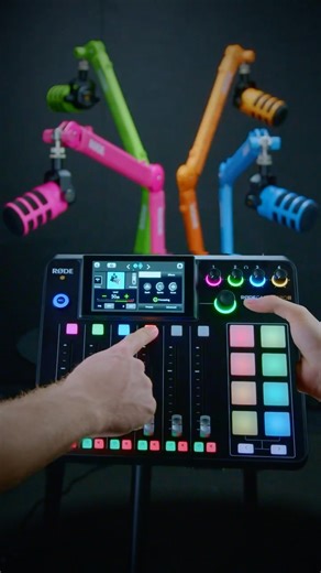 RØDE on Instagram: "POV the audio’s so good, you can hear colours… #rodecasterproII #podcasting"