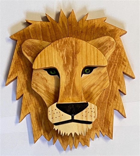 Lion's Head Scroll Saw Pattern - Etsy Canada