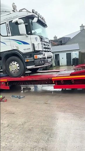 Loading a Truck onto a Flatbed: The Logistics Challenge