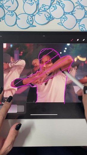 ENHYPEN XO Kpop Dance - Procreate App Tutorial