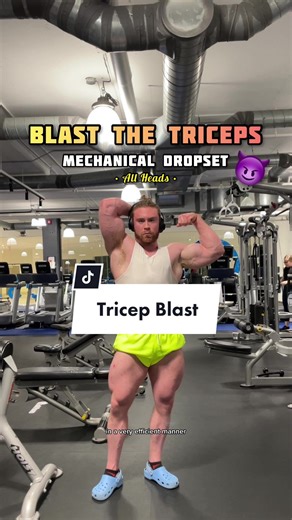 Effective Tricep Mechanical Dropset for Maximum Gains
