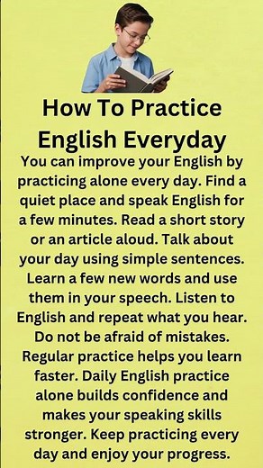 How To Practice English Everyday || Fluent English || Learn English || Listen And Practice