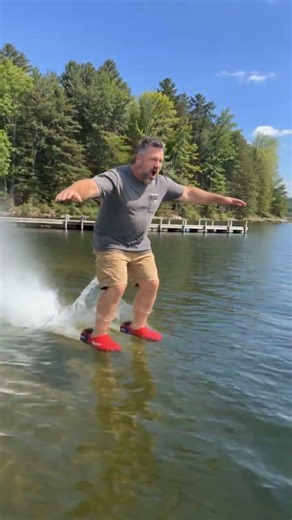Put my Milwaukee Crocs in sport mode… now I need a boating license 😂🚤#MilwaukeeTools #Crocs #LakeLif