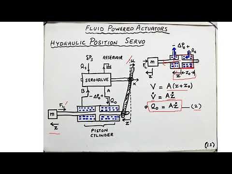 Lecture 12: Modeling Fluid Powered Actuators
