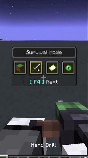 HOW TO RELOAD THE HAND DRILL IN MINECRAFT WITH THE WARIUM MOD