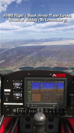 ASMR Flight | Hawk Arrow II over Eureka, Nevada at Midday (No Commentary)