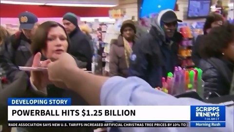 Powerball jackpot hits $1.25 billion: Record run continues