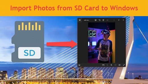 How to import Photos from SD Card to a Windows 11/10 PC