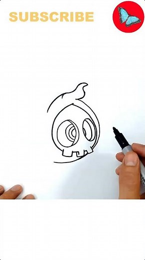 The Easiest Way to Draw Pokémon Duskull #pokemon #drawing