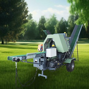 [Hot Item] Automatic Log Splitter Chain Table Feeding Firewood Processor