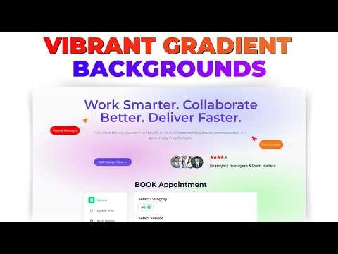 Create Vibrant Gradient Backgrounds in Elementor (Step-by-Step Tutorial)