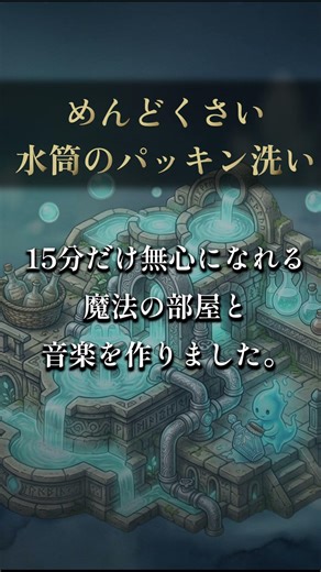 めんどくさい「水筒のパッキン洗い」を無心で終わらせる、15分の魔法の泉