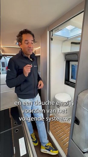 How does the toilet/shower room in a campervan work?