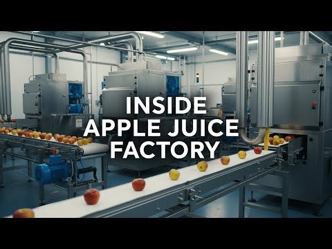 Inside Apple Juice Factory | Complete Manufacturing Process