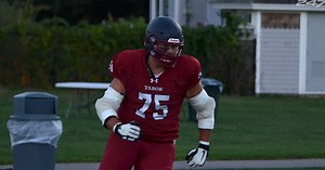 OT Botond Varga, who is from Hungary and plays in Massachusetts, has unique approach to recruiting