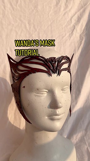 Crafting Wanda Maximoff Foam Mask Tutorial