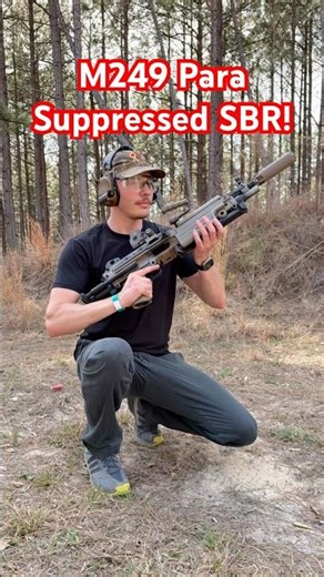 FN M249 Para Saw suppressed #cod #usa #train #shorts