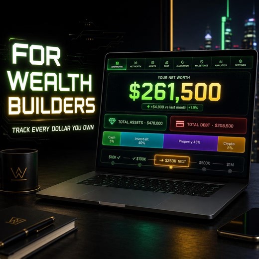Net Worth Tracker | Monthly Wealth Tracker | Asset Manager | FIRE Number | Net Worth Hub HTML Tool - Etsy