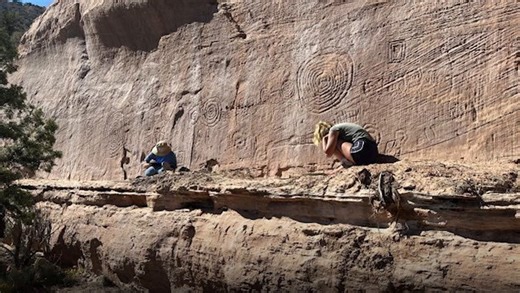 Ancient 'calendar' rock carvings discovered in Ancestral Pueblo site