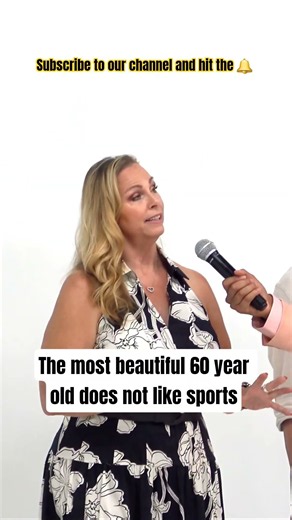 The most beautiful 60 year old does not like sports #shorts