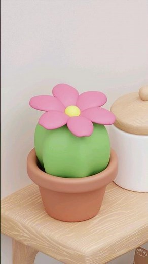 3D modeling Cactus in Blender with easy tutorial for beginner #blendertutorial #blender #3dmodeling