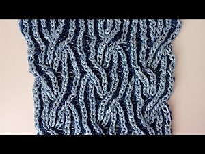 Brioche knitting *Loose cable* knitting patterns