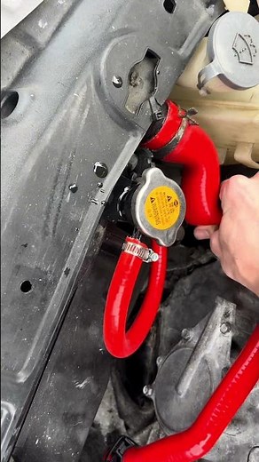 How to “BURP” (bleed air out) of the radiator of ANY car !!! cheap fast effective