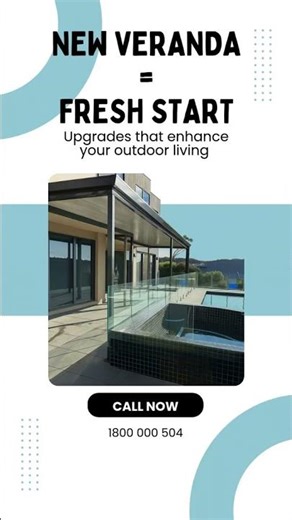 Designed for real homes, this veranda adds comfort and versatility to your outdoor space!