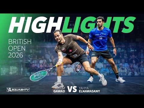🇪🇬 Gawad v Elnawasany 🇪🇬 | British Open 2026 | QUARTER FINAL HIGHLIGHTS