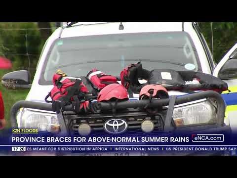 KZN braces for above normal summer rains