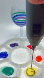 Color a glass with a stirrer. | Sable Satisfaction