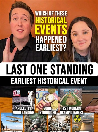 Which of these Historical Events Happened Earliest? 🤔 #history #historytok #historytime #creatorsearchinsights #worldhistory
