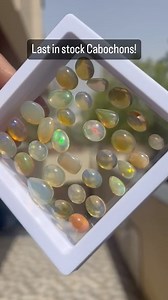 Only on Instagram Live! ✨ Catch our LAST in stock Opal cabochons on June 11th at 1pm. These stunning gems, with their vibrant play of colours, are perfect for creating unique rings, earrings, and pendants. Don’t miss your chance to own these beauties! 🌟 #OpalCabochons #GemstoneSale #InstagramLive #JewelryMaking #OpalMagic #June11th #LimitedStock | Chalmers Gems