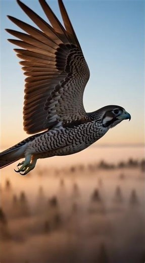 Peregrine Falcon Sounds in 8K | Cinematic Wildlife ASMR