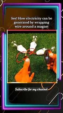Magnetic Bulb Energy Experiment | Amazing DIY Electricity Project ⚡