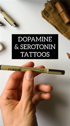 Josh Duke on Instagram: "Dopamine & Serotonin . . . #tattoo #mentalhealth #tattooidea"
