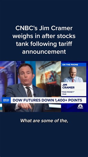 CNBC's Jim Cramer weighs in on the Trump administration's tariffs: "The president wants these tariffs. This is not a negotiation." cnb.cx/422jAlC | CNBC