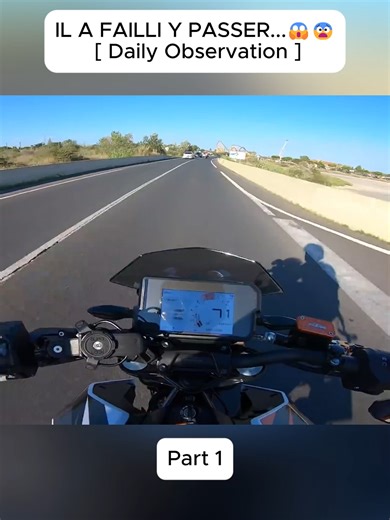 IL A FAILLI Y PASSER...😱😨 [ Daily Observation #15 ]#moto #motovlog #denim