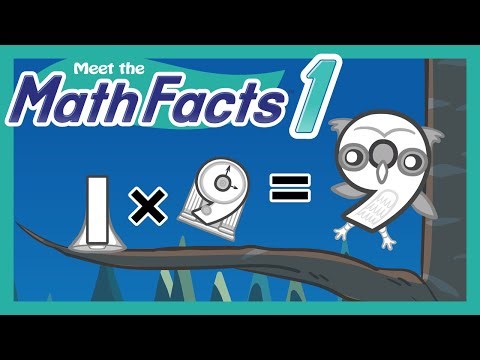 Meet the Math Facts Multiplication & Division - 1 x 9 = 9 | Preschool Prep Company